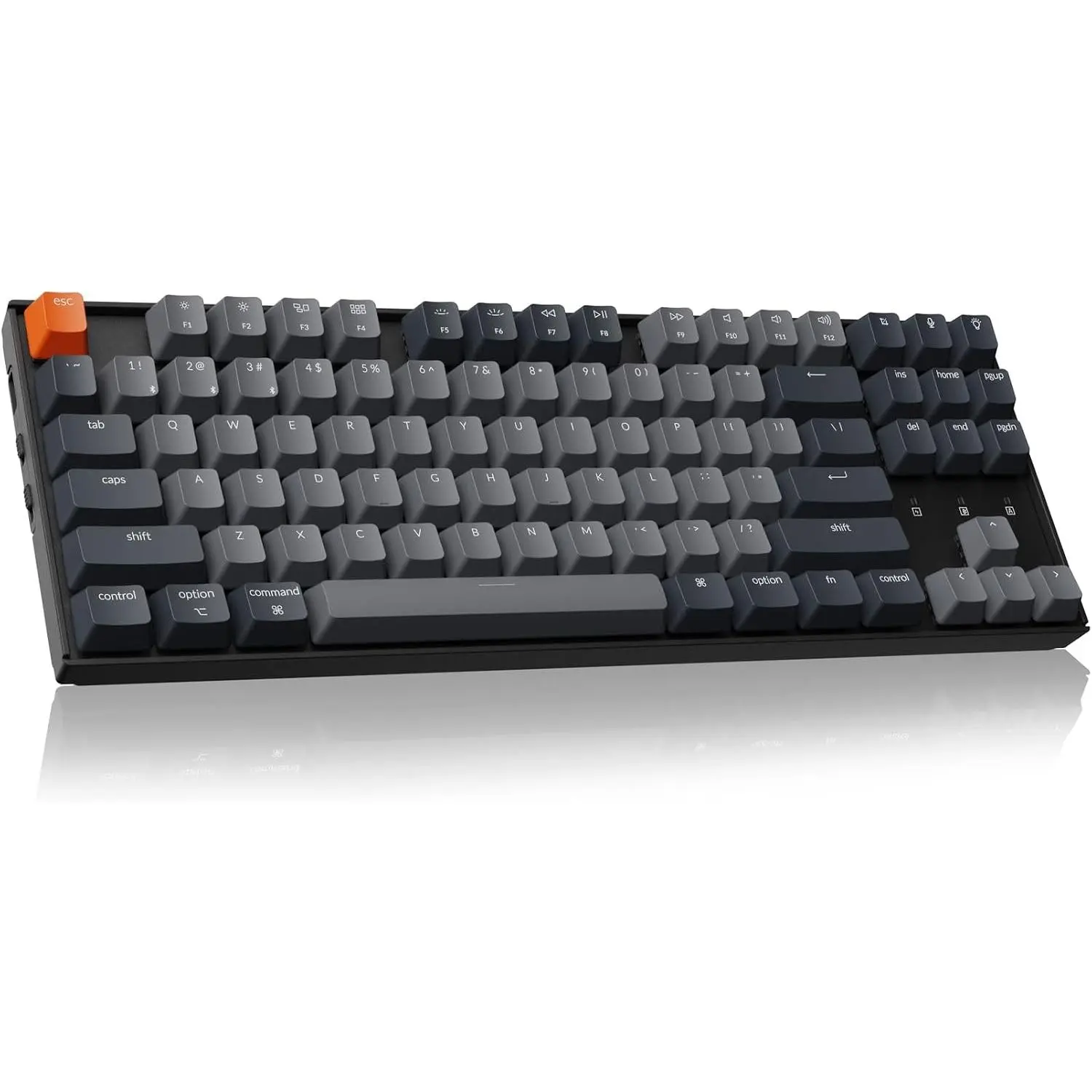 K8 Tenkeyless  Mechanical Keyboard for , White Backlight, , Multitasking, Type-C Wired Gaming Keyboard for Windows Red