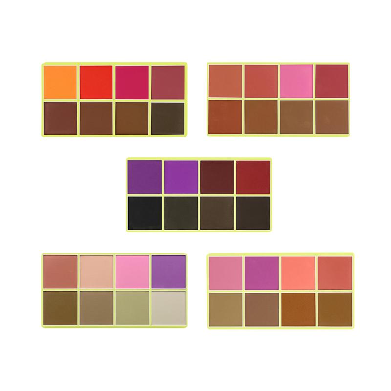 Curve Case Pressed Powder & Brush Makeup Palette Set - Made By Mitchell #TOP PICKS