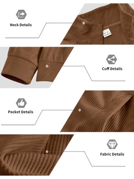 Men's Corduroy Jacket Coat, Spring & Fall Heavyweight Casual Outerwear, Durable Comfortable Design, Perfect for Outdoor Activities