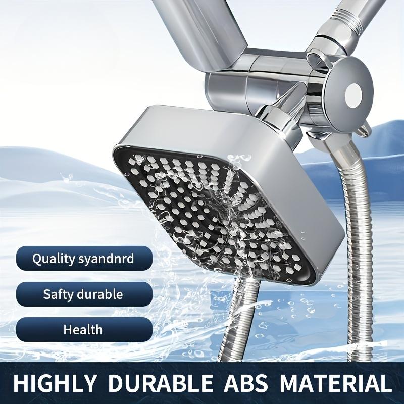 1 High Pressure Shower Head, ABS Material, One Combo Set and One Single Fixed Shower Head Option