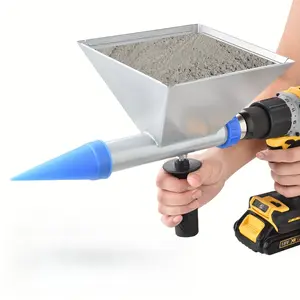 Portable All- Auger Mortar Caulking Gun, Bricks, Floors - Manual Grouting Sprayer (Electric Drill Not Included), Pointing, Caulking Gun