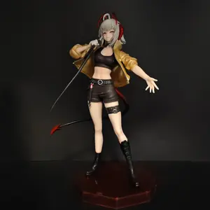 Arknights W Six-Star Sniper Job Girl Anime Figure Model, Collectible Handmade Statue, Perfect Gift for Fans, High-Quality Detailing