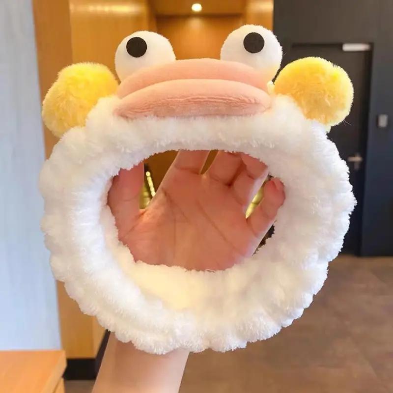 1 x Funny "Sausage Lips" Headband – Cute Unisex Hair Accessory for Face Washing & Makeup (Autumn/Winter)