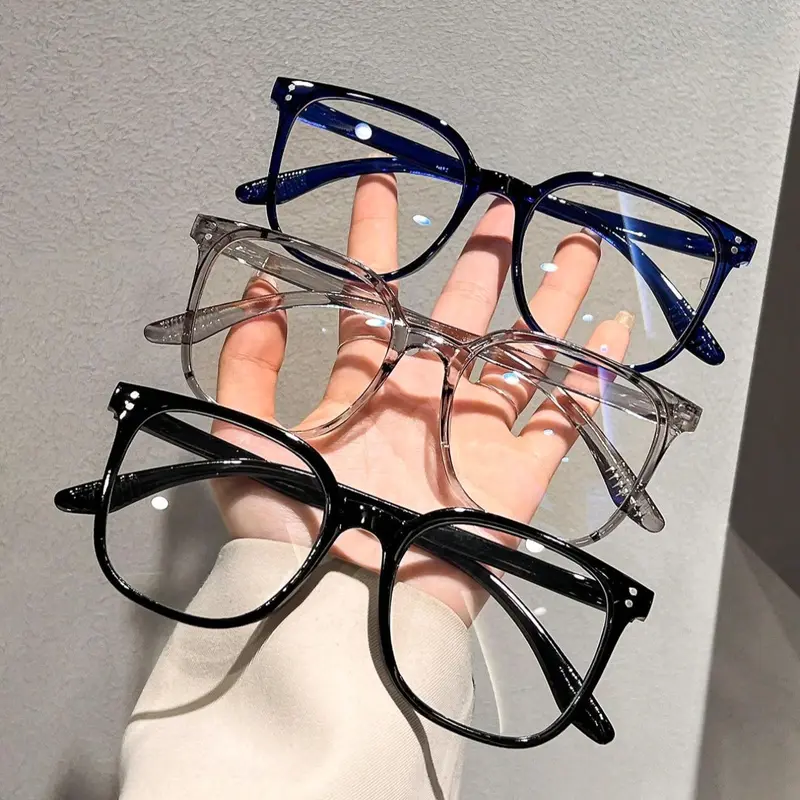【Black Friday】Simple Casual Eyeglasses for Everyday Use, Everyday Eyewear, Basic Square-Frame Eyeglasses for Women and Men, Fashion Eyeglasses for Work, Daily Wear #GLOBAL PICKS