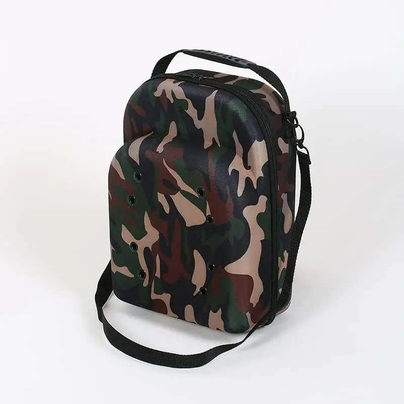 Hat Travel Case Baseball Cap Carrier for 6 Hats Storage with Handle & Adjustable Shoulder Strap for Travel Closet