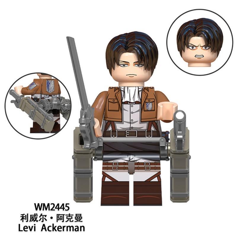 Attack on Titan Action Figure Toys for Boys Girls Eren Jaeger Model Ornament Mikasa Levi Ackerman Desktop Decor Birthdays Gifts popular