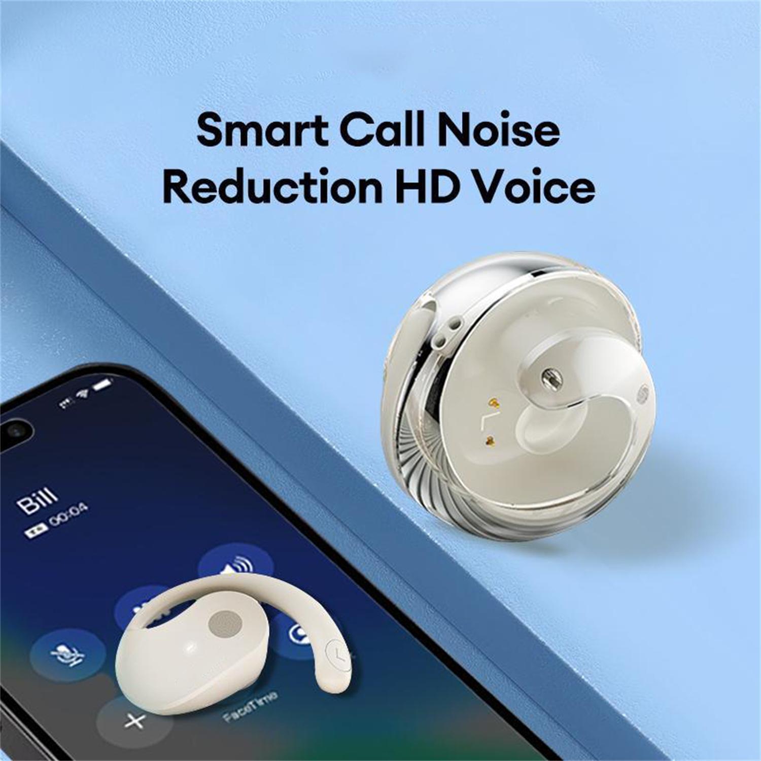 OWS Wireless Bluetooth Earphones Wireless Bluetooth 5.4 Waterproof Sport Headsets Support Playing Music Phone Calls Headphones Noise Reduction Headphones with Mic