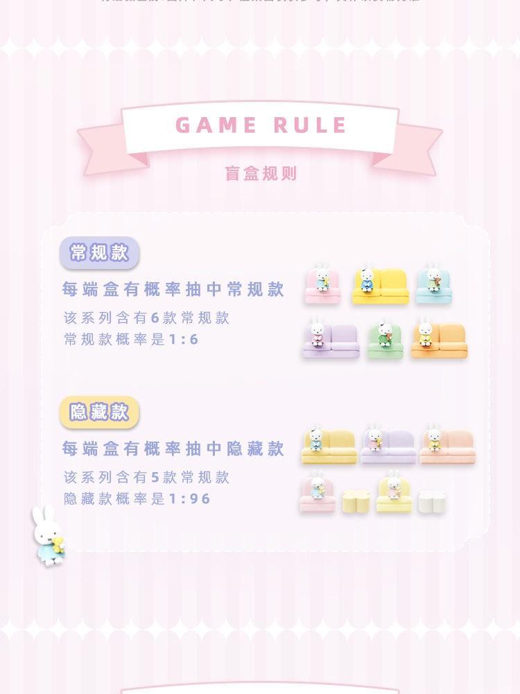 Original Miffy Phone Sofa Stand Series Blind box 2nd Cartoon Cute Doll Figurine Kawaii Decorative Ornament Gift Toy