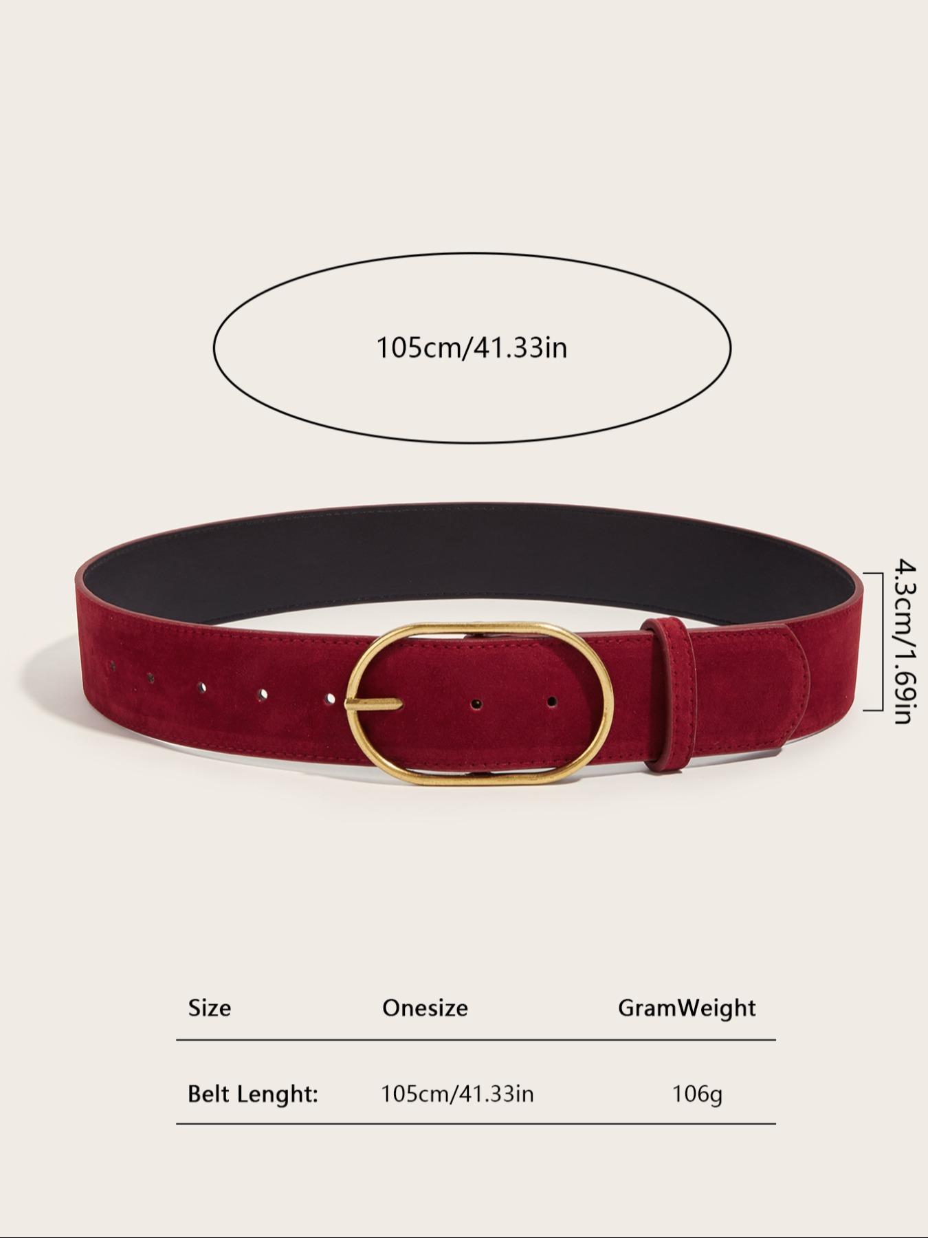 Women's Fashionable Solid Color Belt for Jeans, Fashion Belt for Party, Daily Clothing Decor, Trendy All-match & Exquisite Belt for Gift, Casual Dress Belt, Stylish Belts