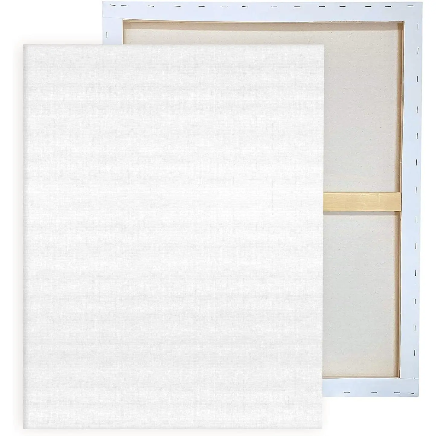 Pre Stretched Canvases for Painting 24x36 2 Pack Large Blank Canvas Boards for Acrylic Pouring and Oil Painting, 100% Cotton, 5-Time Gesso Primed