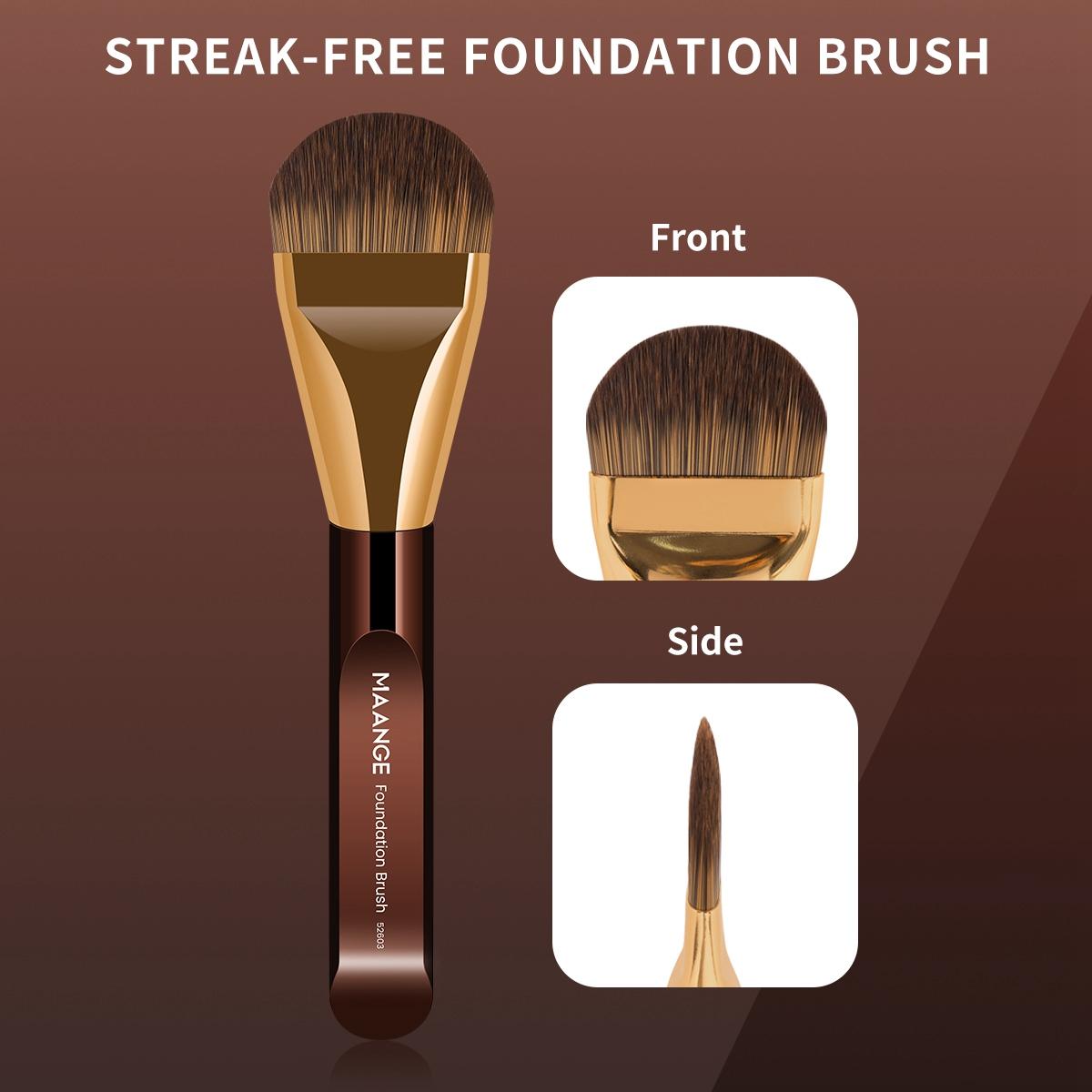 Makeup Brush, Foundation Brush, Contoured Foundation Brush, Mask Brush, Makeup Accessories, Professional Makeup Tool for Women & Girls