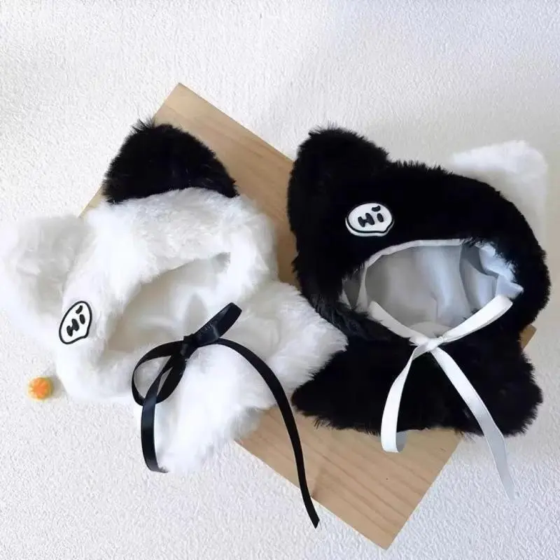 Cute Doll Cloak Suitable For 10/15/20cm Cotton Doll Clothes Imitation Rabbit Hair Cloak Doupeng Doll Decoration