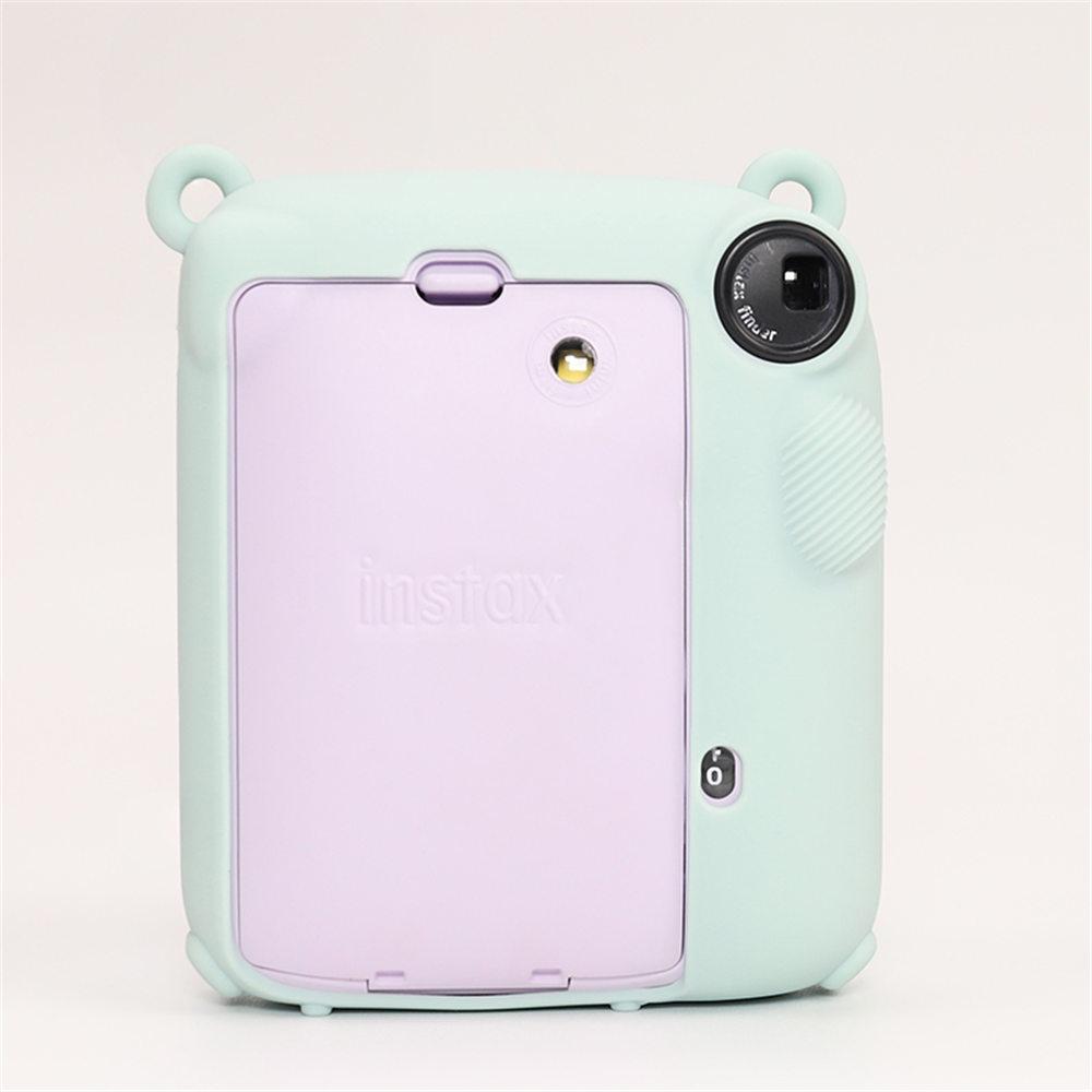 Soft Silicone Camera Bag Case For Fujifilm Film Instax Mini 12 mini 12 Body Cover Skin With Lens Cap