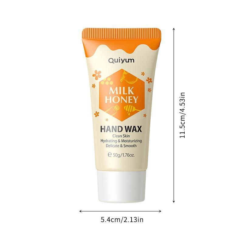 Milk Honey Hand Wax, 3 Counts/set Moisturizing Hand Mask, Hydrating Waxing Kit for Hand, Summer Skin Care Products, Gentle Skincare Products