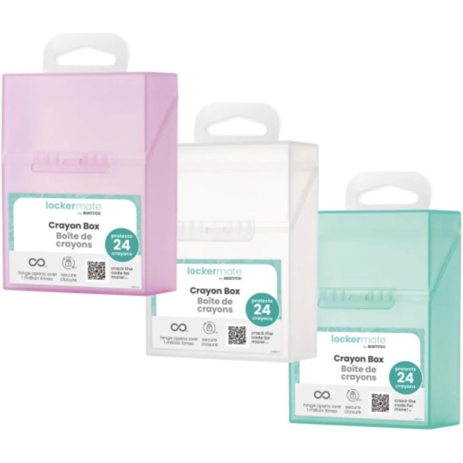 Its  Crayon Storage Box. No  Lost Or Broken Supplies.  Colors (No Color Choice) 2 Boxes