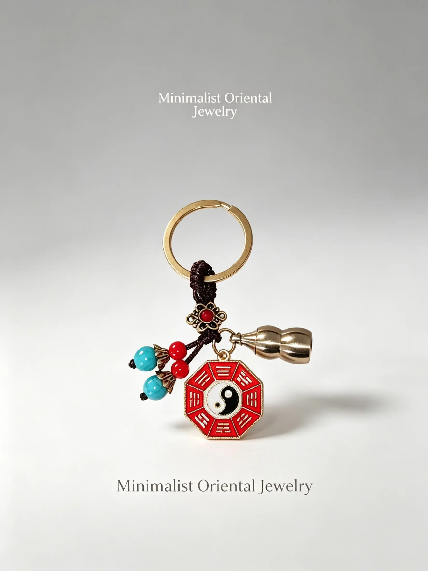 Good Luck Keychain for Daily Blessing, Oriental Fortune Keyring, Feng Shui Vibes, Lucky Charm, My Lucky Everyday Accessory