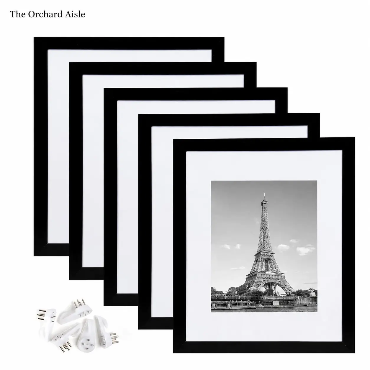Premium PVC and Cardboard Photo Frame Set – 5-Piece Modular Wall Display Kit for A3, A4, and A5 Prints – Lightweight, Durable, Easy-to-Assemble Picture Frames for Home, Office, or Gallery Use