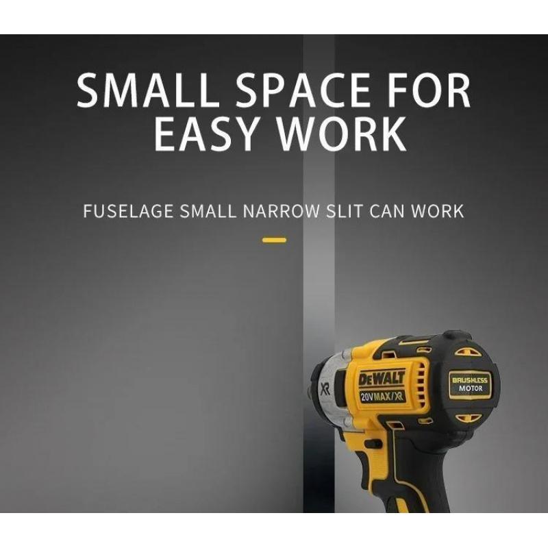 DEWALT DW880 Lithium Brushless Impact Wrench 20V Detachable Tire High Torque High Speed Powerful Disassembly Tool