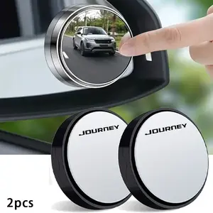 Dodge Journey 2pcs Blind Spot Mini Mirror, 360-Degree Rotating, Reverse Parking Aid, Safe Lane Change, Easy Install, Reflective Mirror