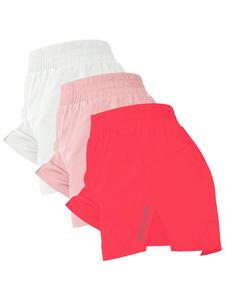 women's letter print shorts, casual pocket shorts for summer, ladies bottoms for all seasons,  shorts for women