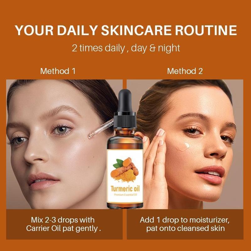 Turmeric Soap & Essential Oil Set, Moisturizing Gentle Curd Soap Bar & Essential Oil, Daily Skin Care Set for Women & Men, Anti Acne Bundle