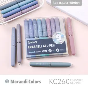 9 Color Erasable Gel Pen 0.6mm, Writing Pens, Heat-Erasable Artistic Drawing Water Brush, Student Hand Account Dedicated, Perfect for Creative Projects