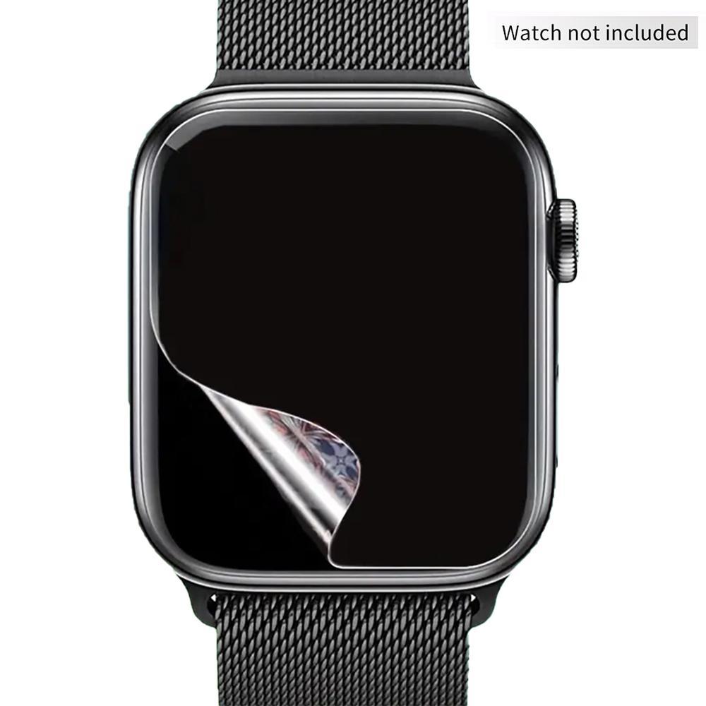 TPU HD Clear Full Hydrogel Film Screen Protector with Fingerprint Reduction, Dustproof Function, Watch Screen Cover For Apple Watch Smart Watch Accessories