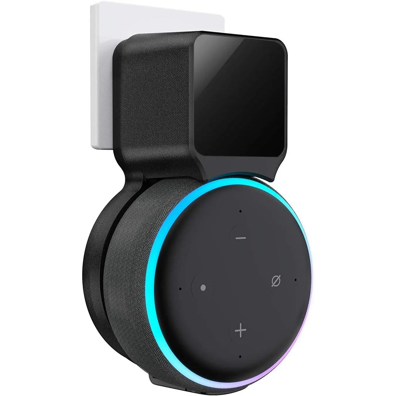 Echo Dot Wall Mount Holder, Echo Dot Mount 3rd Generation Compatible with HomePod Mini, Clever Echo Dot Accessories with -in  Management   Wires