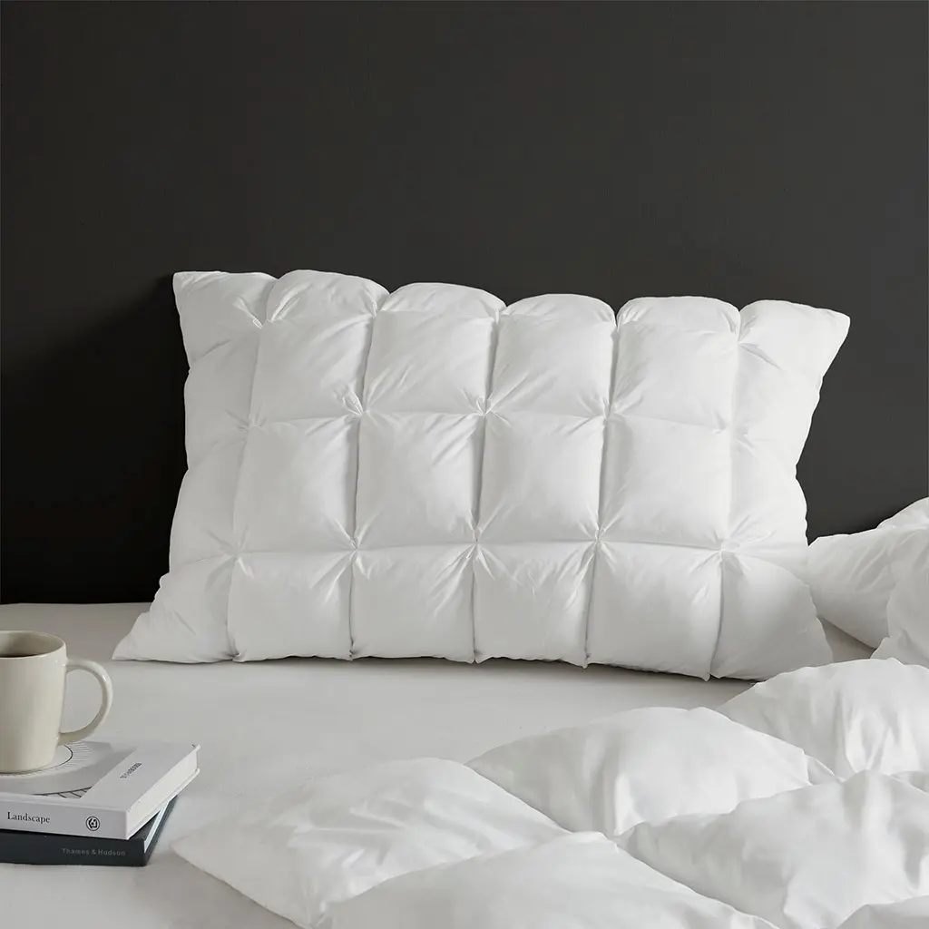 Nokaa Polyester Pillow Protector - Single Piece, Zippered, Overfilled, White, Hypoallergenic, Dust Mite & Bed Bug Proof, Breathable Bedding Essential for Bedroom, Home, Hotel, One Piece