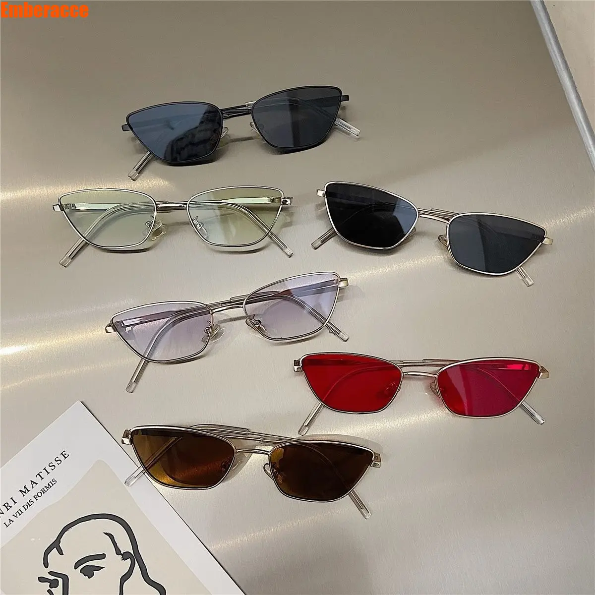 Vintage hip hop dance funny sunglasses men and women the same style