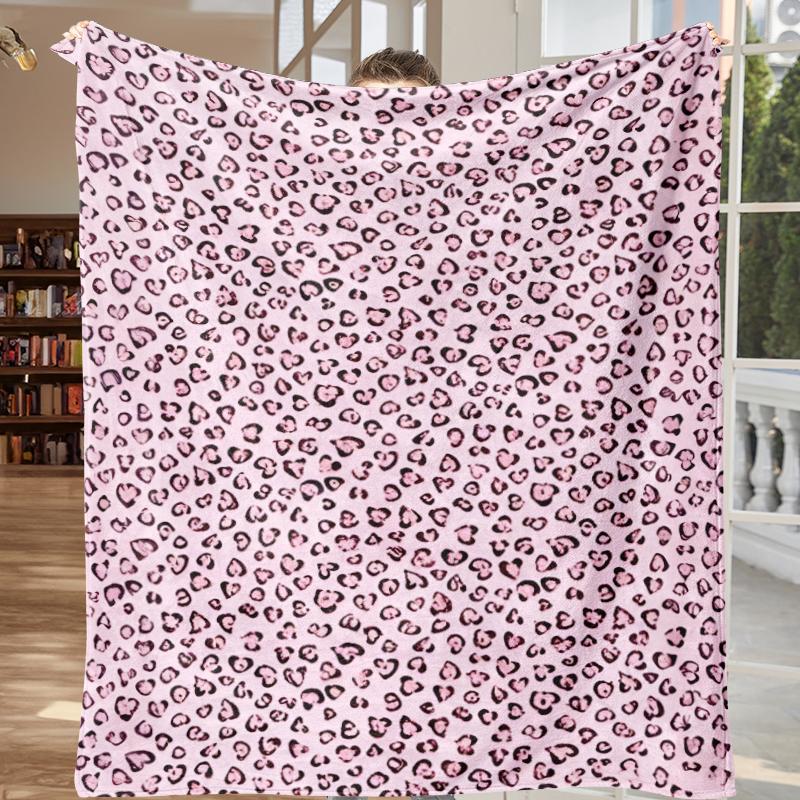 Fluffy Surprise Blankets:Leopard Print Blanket Surprise Box – Hot Pink Purple White Black Pink Gray Brown Turquoise Animal Print Ultra Soft Cozy Plush Fleece Throw Mystery Box Perfect For Y2K Aesthetic, Baddie Style & Wild Fashion Lovers