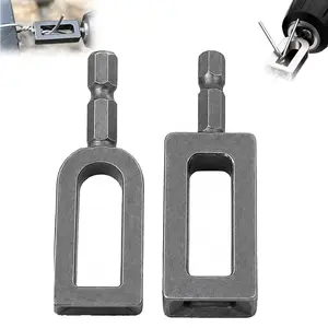 Multifunctional Wire Twister Knotter #9 & #11, Iron Winding Tool with Twisting Sleeve & Hex Shank, Universal Drill Compatible for Construction, Fence, Large-Diameter Wire Applications