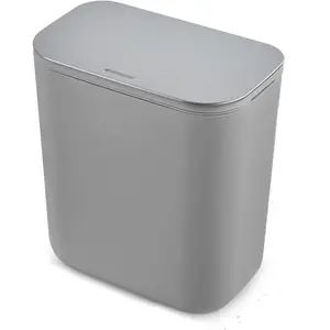 Odor-Free Hanging Kitchen Compost Bin, Stainless Steel Lid, Mountable Under basin or Cabinet Door, Space-Saving Indoor Trash Can for Food Waste, Bathroom, RV, Office