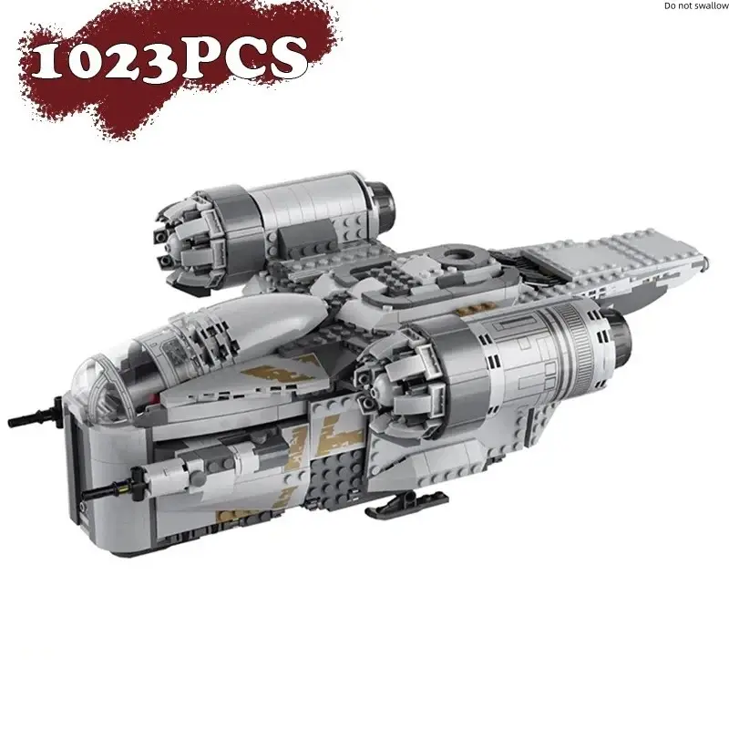 New 1023 Pieces Razor Number Spaceship Toy Building Block Model Set, Adult and Child Toy Gift, Boy Girl Birthday Present Building Blocks Model