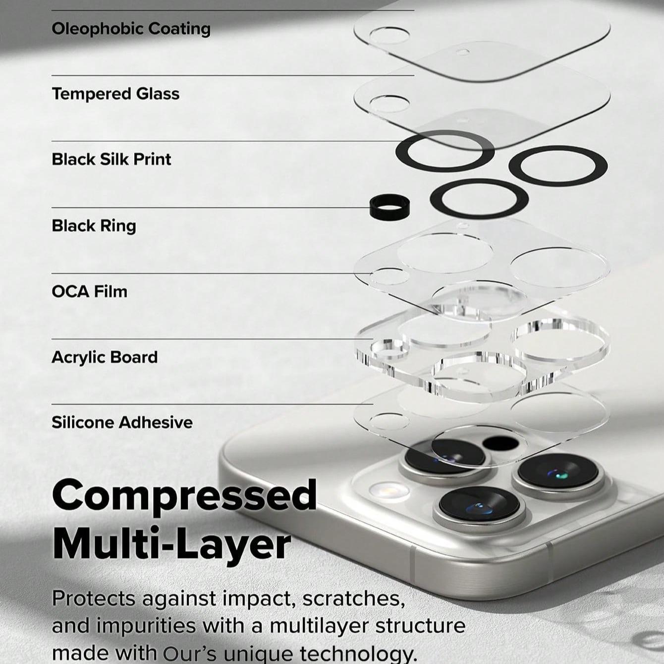 2 Pcs Camera Lens Glass Protection, Cover, Compatible With iPhone 16 Pro Max/16 Pro/16 Plus/16/15 Pro Max/15 Pro/15 Plus/15/14 Pro Max/14 Pro/14 Plus/14/13 Pro Max/13 Pro/13/13 Mini/12 Pro Max/12 Pro/12/12 Mini/11 Series, Anti-scratch