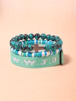 03 Dark Blue Black Crackle Turquoise wwjd