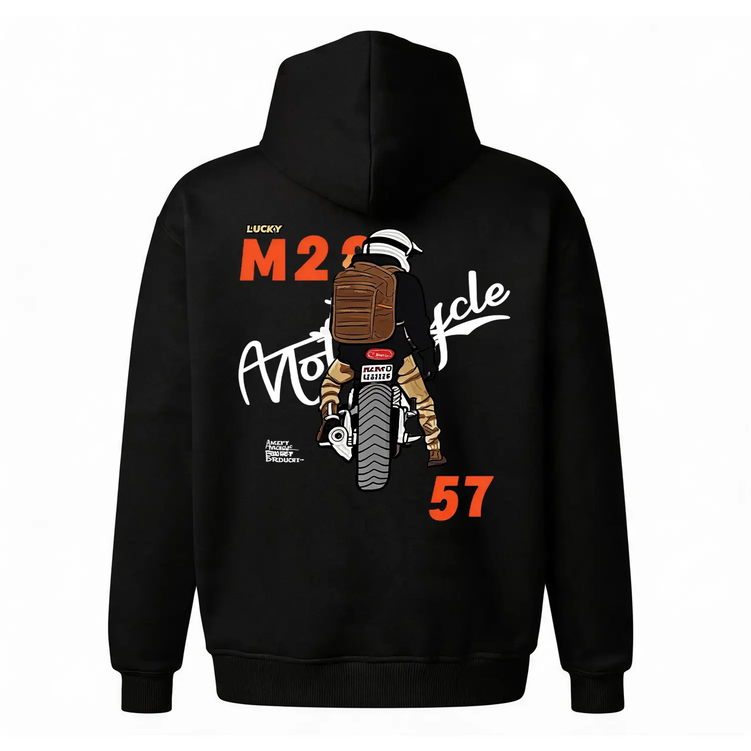 Vintage Motorcycle Graphic Hoodie |   Road Trip Back Print Sweatshirt |   Biker Aesthetic Pullover |   Oversized Unisex Fleece Top |   Retro Helmet & Bike Hoodie for Men & Women