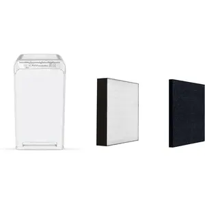 Room Air Purifier Bundle, HEPA Air Purifier with Pre-filter, Carbon, and UVC LED Light Filtration, Zero Ozone, CARB Certified, Includes 1 set of  Filters