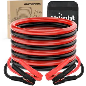 Jumper Cables for   0 Gauge 20 FT Booster  Heavy Duty 1000 A CCA with Carrying Bag Jump Start  Kit Pickup  RV  SUV