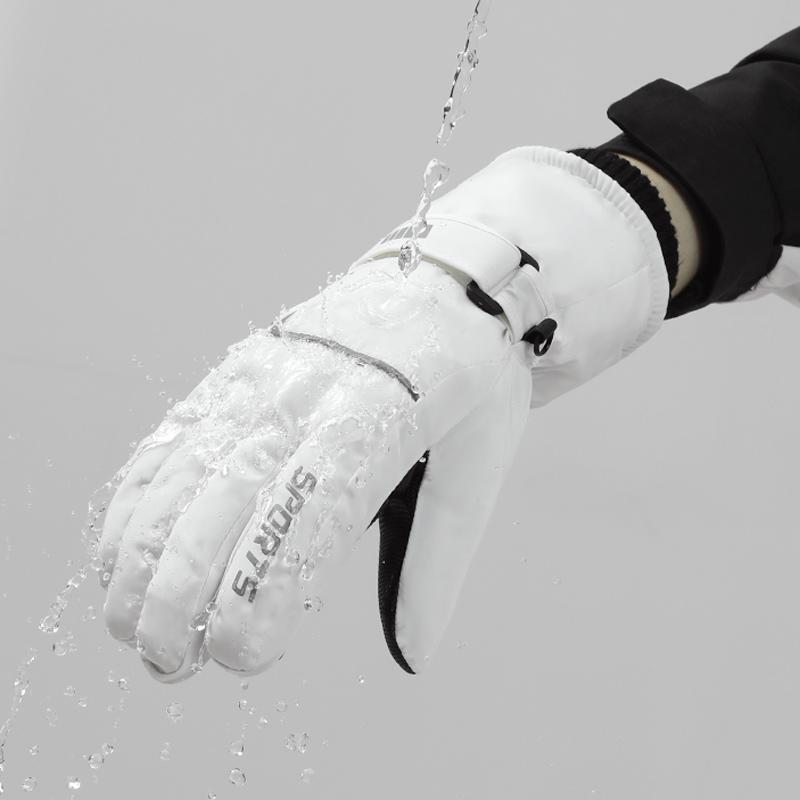 Mens Thermal Winter Gloves Waterproof Insulated Ski Snowboard Gloves Cold Weather Warm Touchscreen Compatible Driving Riding Outdoor Sports Windproof Tactical