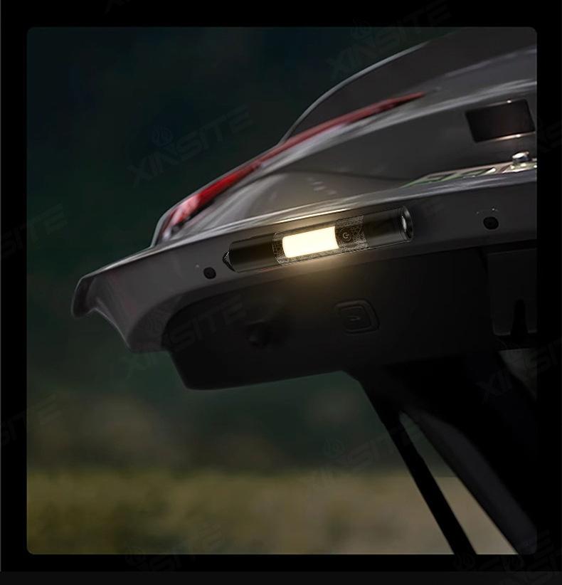 fast  shipping  items LED Bright Lanterns Multifunctional Outdoor Flashlight, Car Emergency Window Breaker and Cutter, 15 Lighting Modes, Side Magnet, Rechargeable Retractable Flashlight for ,Camping, Emergency and Halloween Gift light pocket biking bicyc