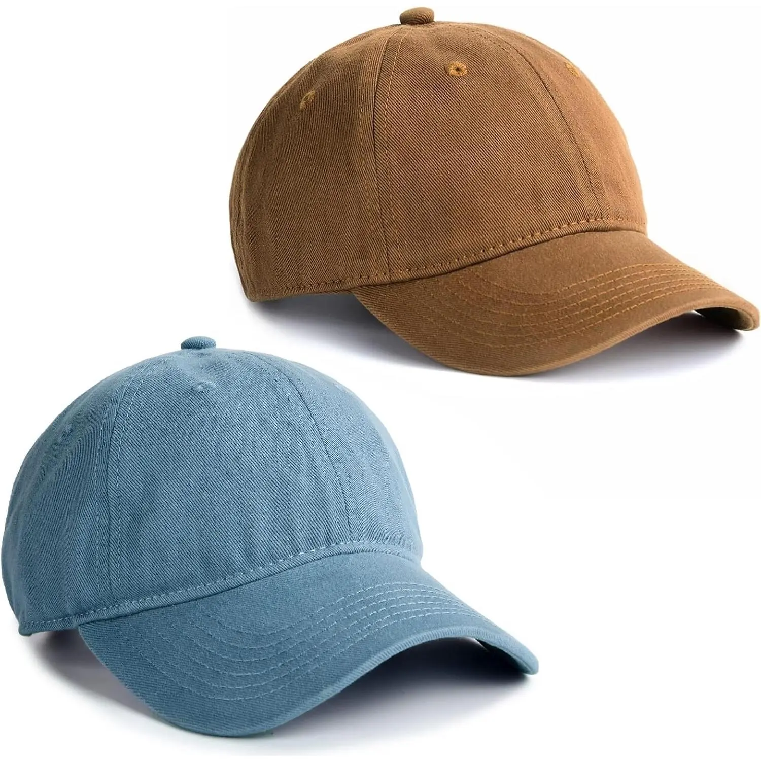 Toddler Baseball Hat Kids Boys Girls Adjustable Washed Cotton Baseball Cap with Ponytail