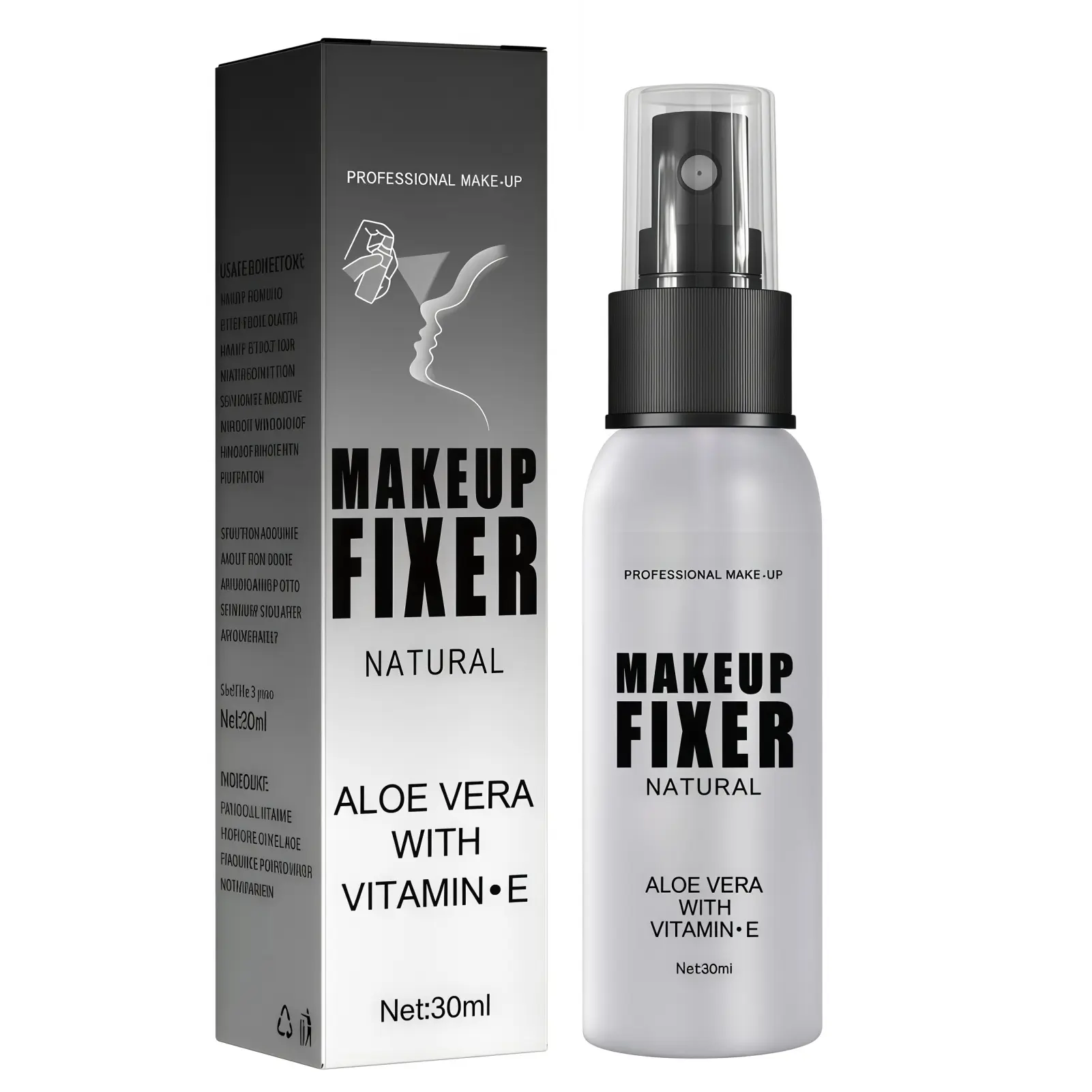 Waterproof moisturizing makeup setting spray, waterproof and non-removing makeup long-lasting makeup setting refreshing spray, long-lasting matte makeup