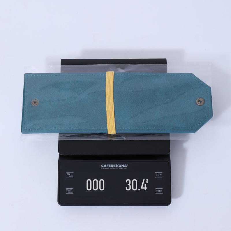 Minimalist Leatherette Cash Wallet, Fast Access Money Organizer, Portable Daily Pouch