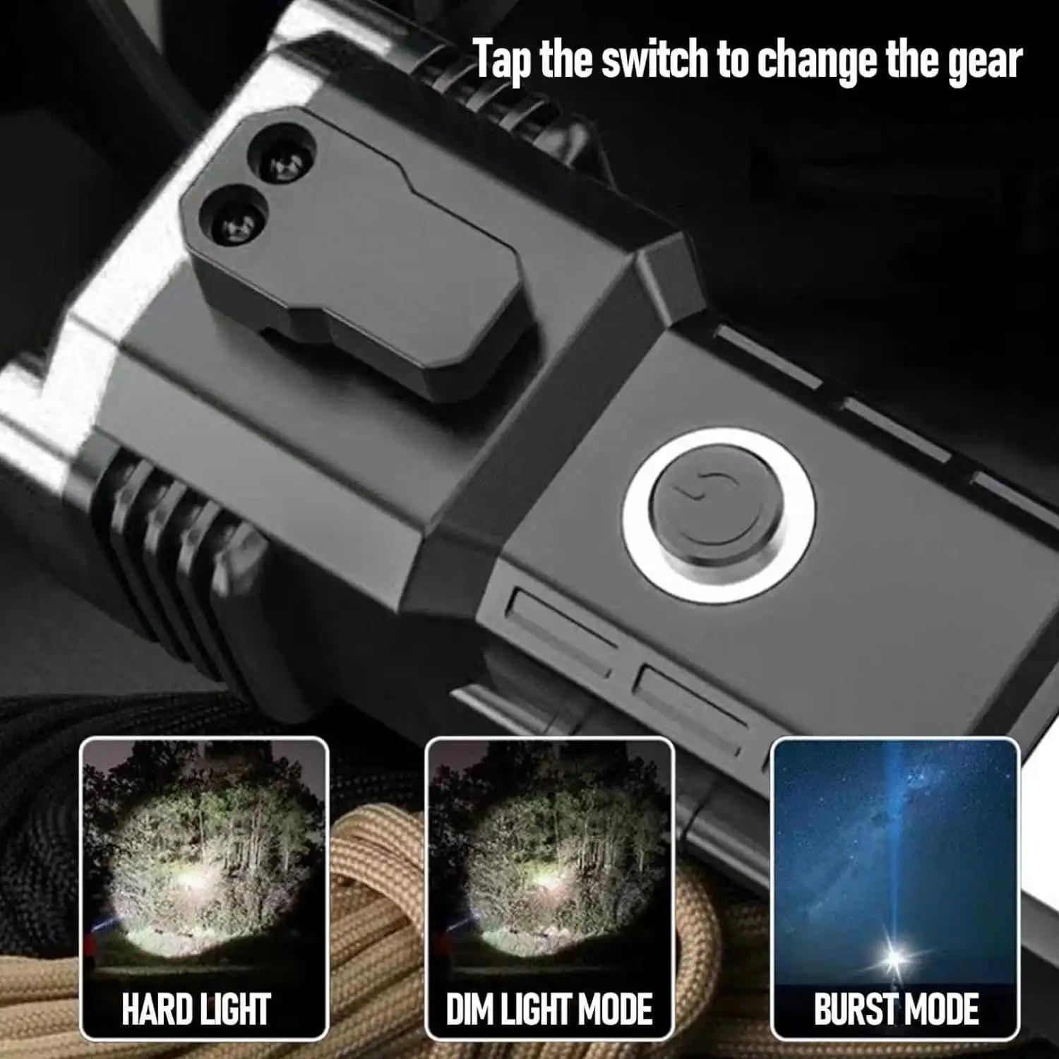 Multi-Function Car Safety Hammer Flashlight,Emergency Escape Tool with Window Breaker Seatbelt Cutter, Multi Function Torch Emer