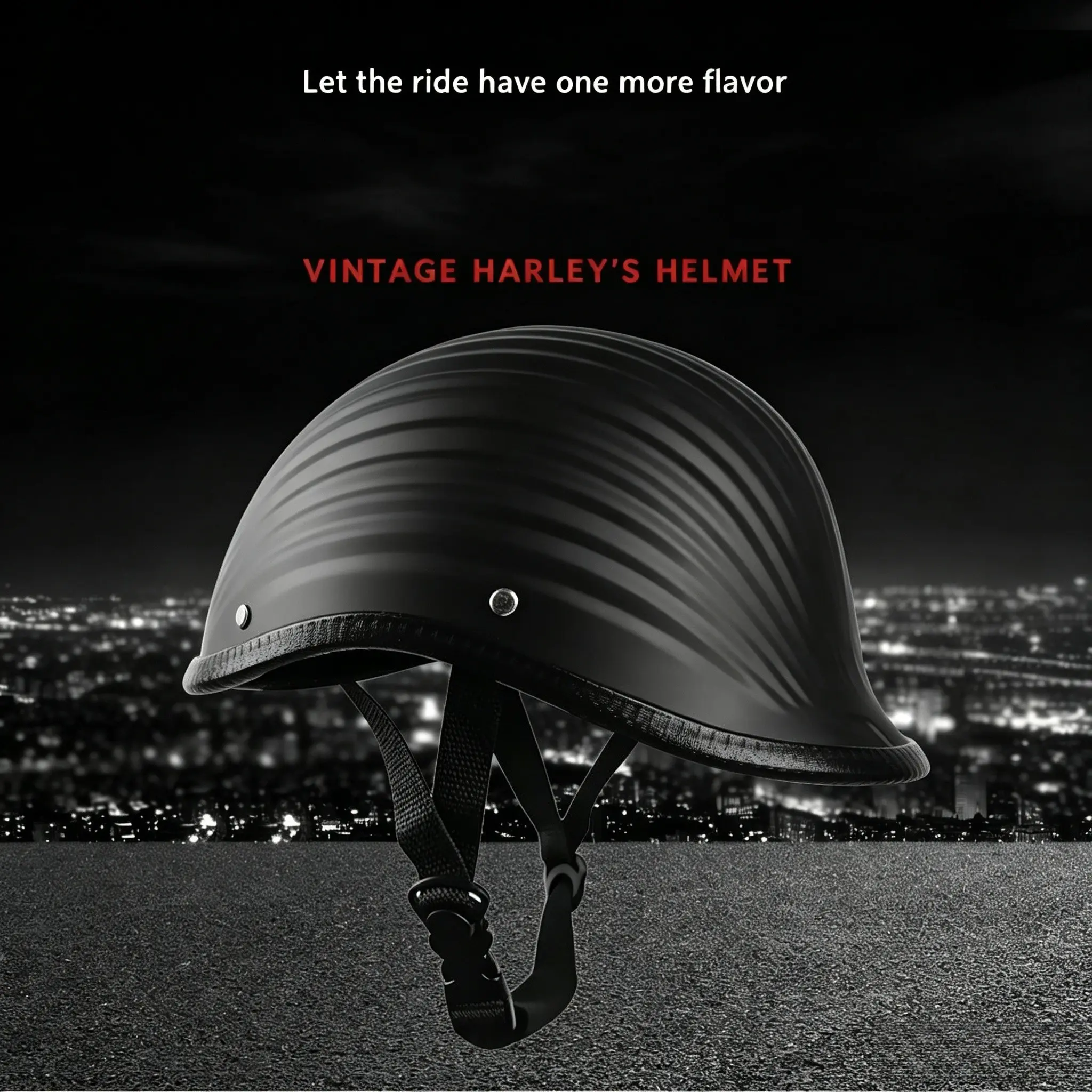 Half Helmet for Men and Women, Electric Scooter Riding Retro Harley Helmet, Safety Cap for Summer, Motorcycle Helmet, Half Motorcycle Helmets
