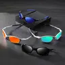 4 Pairs Men's Plastic Square Eyewear, Fashion Sports Eyewear, Cyberpunk Retro Style, Perfect for Outdoor, Commute, Cycling, Parties, Music Festivals, Bars, Fashion Sports Glasses