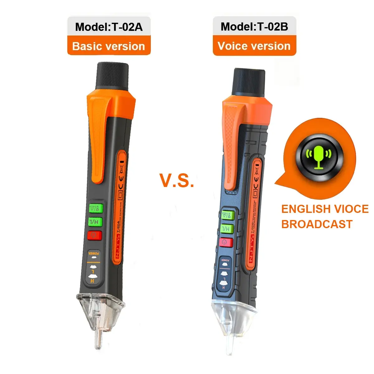 1pc Non-Contact Voltage Tester Pen AC 12-1000V, NCV, AC Line Break Point Detection Tool, LIVE Neutral Wire Detection, Electric Pen, Ideal for Electricians