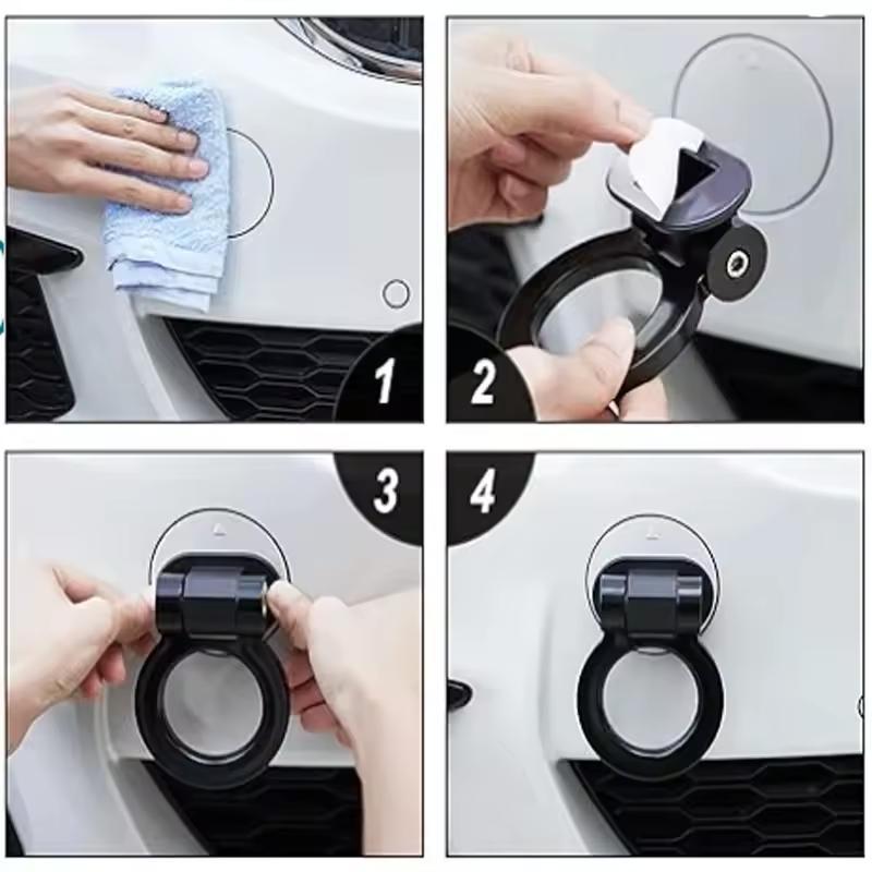 Universal Car Modified Tow Hook, 1 Piece Front Bumper Decorative Trailer Hook, Auto Exterior Decoration Accessory