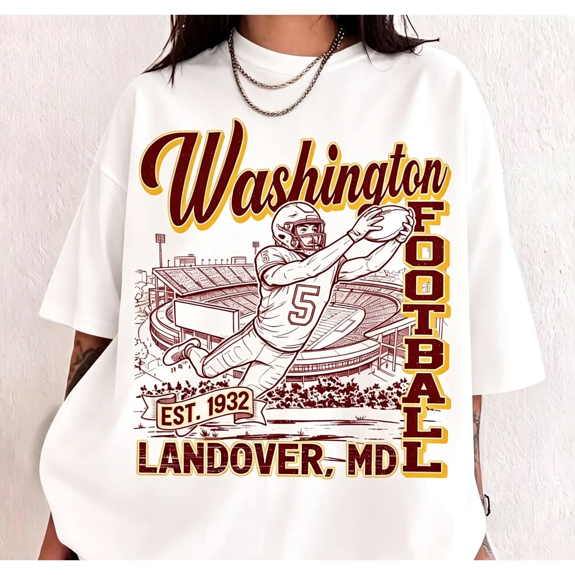 Washington Football Vintage T-shirt,Washington Crewneck Commander T-shirt,Washington Fan Gift,Washington T-shirt